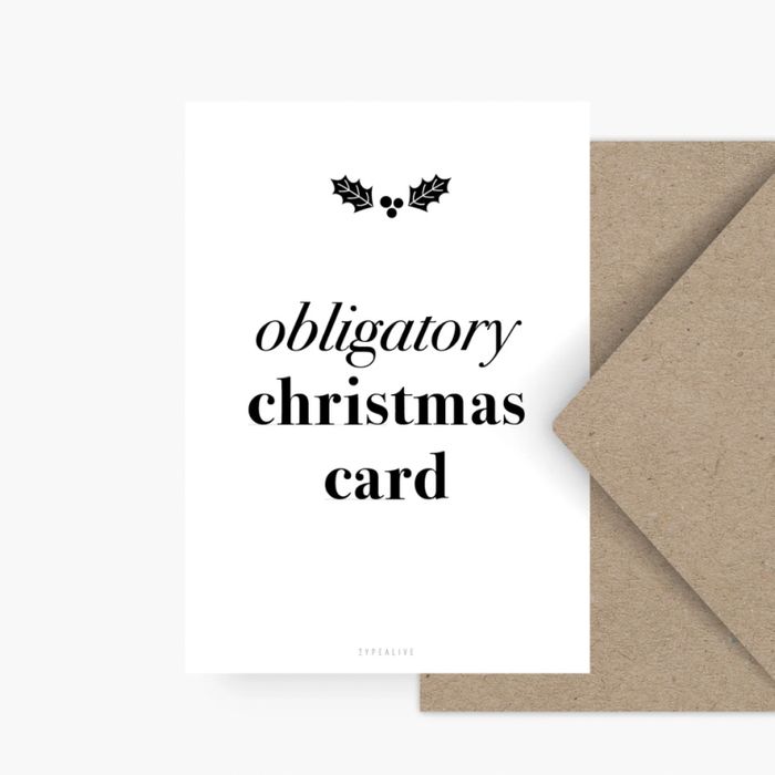 Funny Christmas Cards Obligatory Christmas Card Funny Christmas Cards - Obligatory Christmas Card