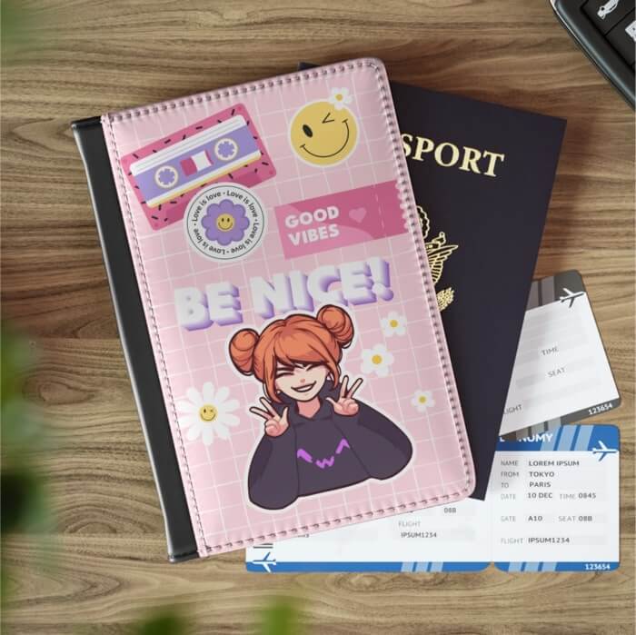 Cute Customized Passport Cover Custom Passport Holder 27