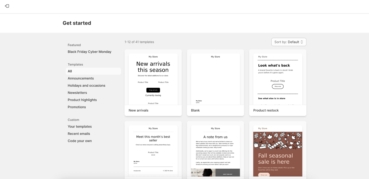 Design Visually Appealing Email Templates Shopify email marketing: How to's, tips and alternatives 4