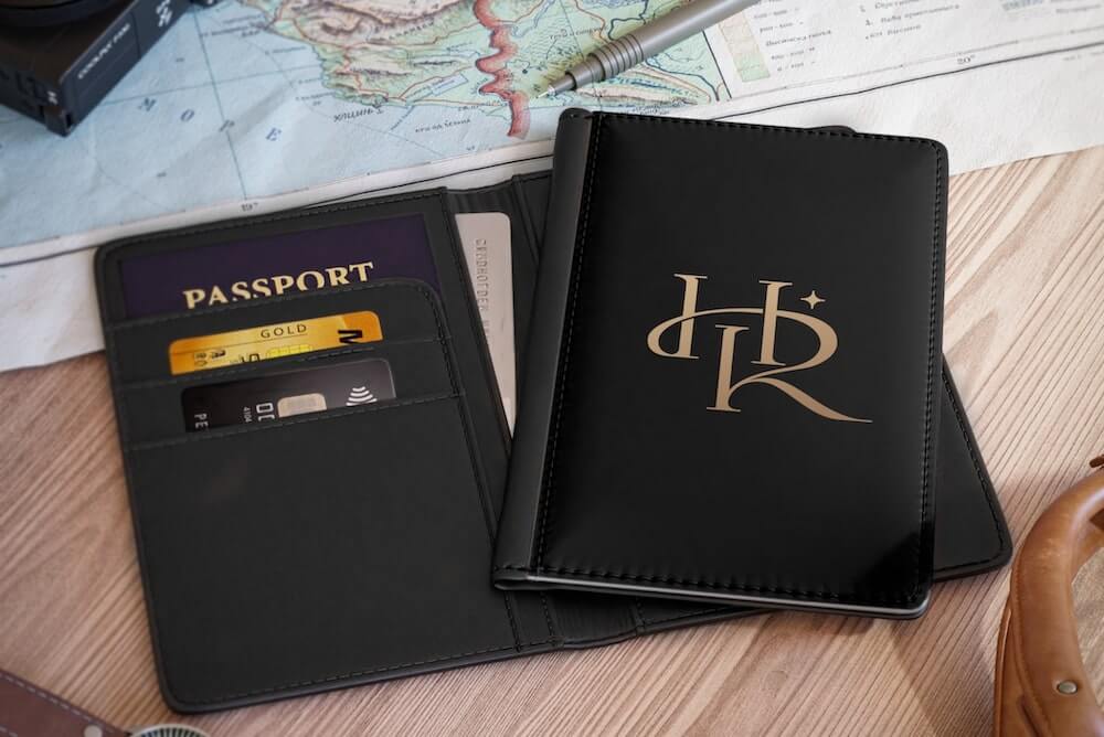 Personalized passport holder POD Hero Custom Passport Holder 1