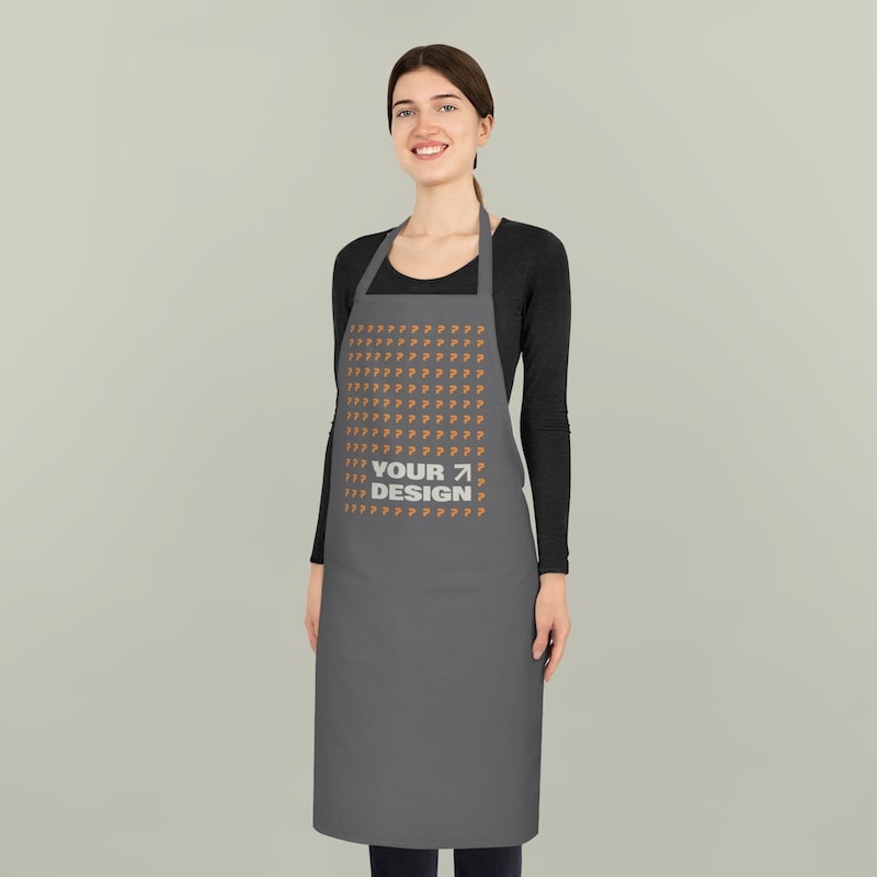 Cotton apron with design Custom Aprons 18