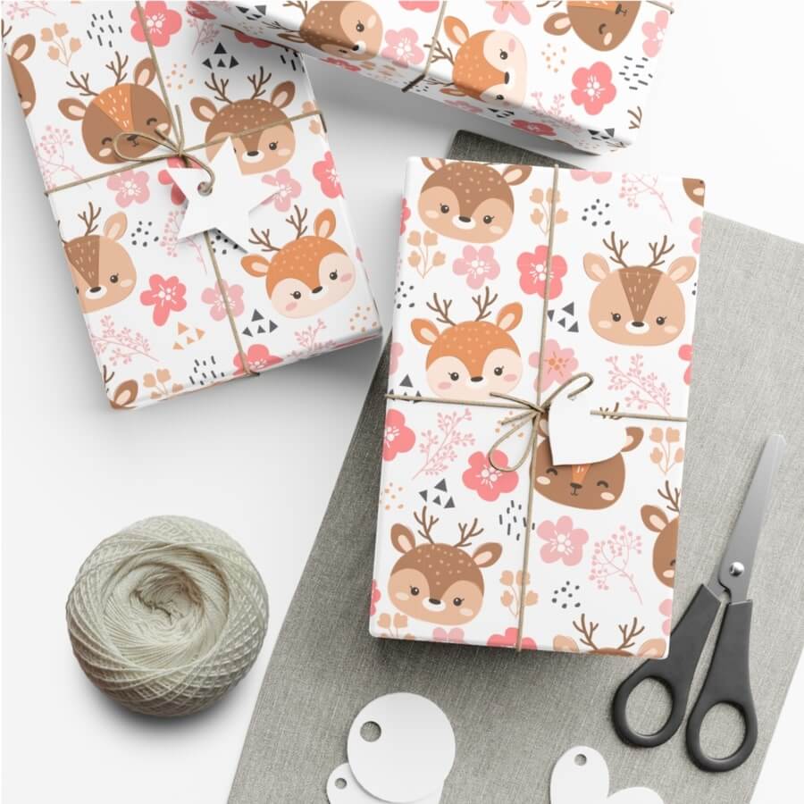 Wrapping Paper With Various Theme Prints Custom Wrapping Paper 12